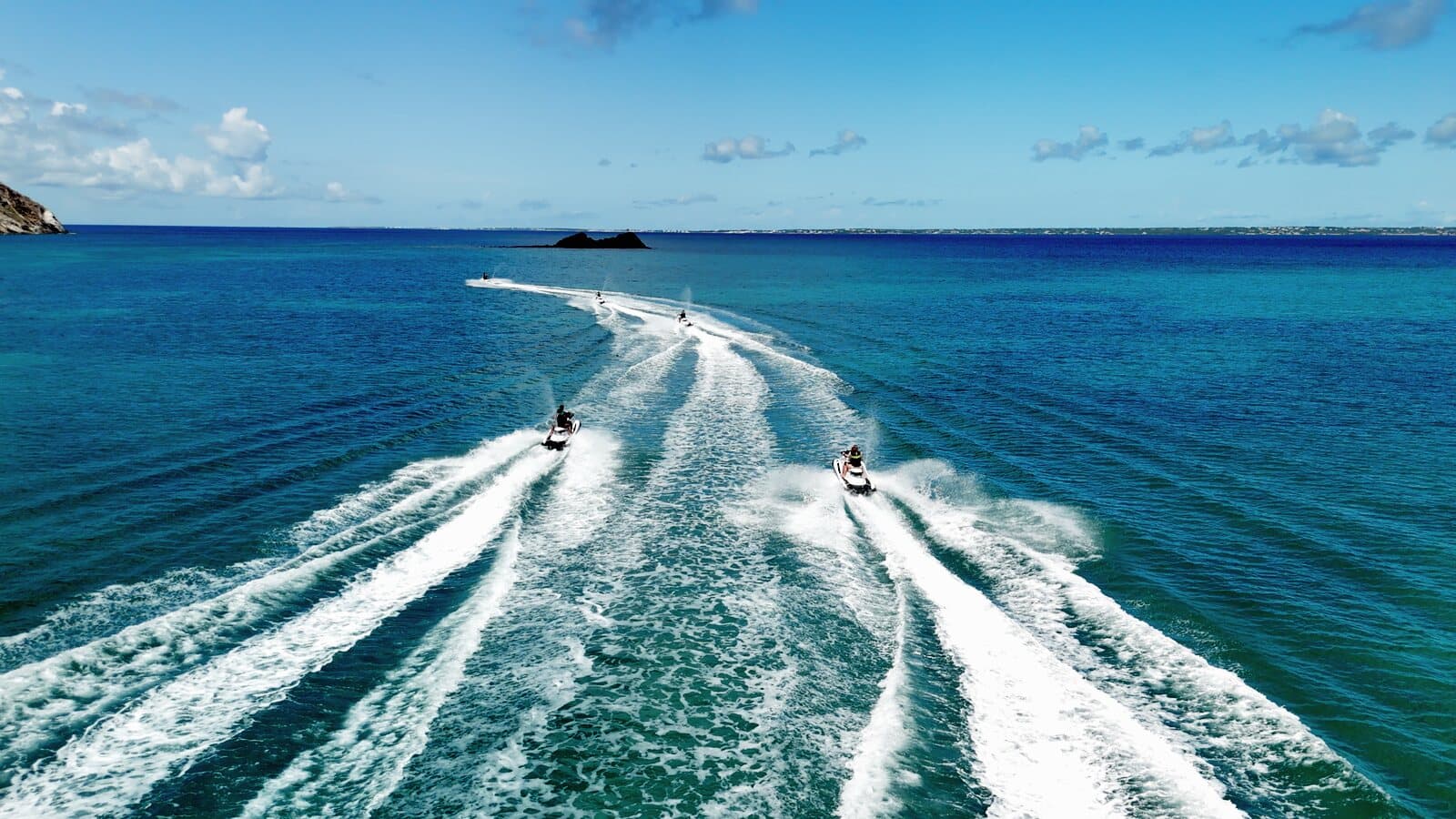 The crossing to St Barts